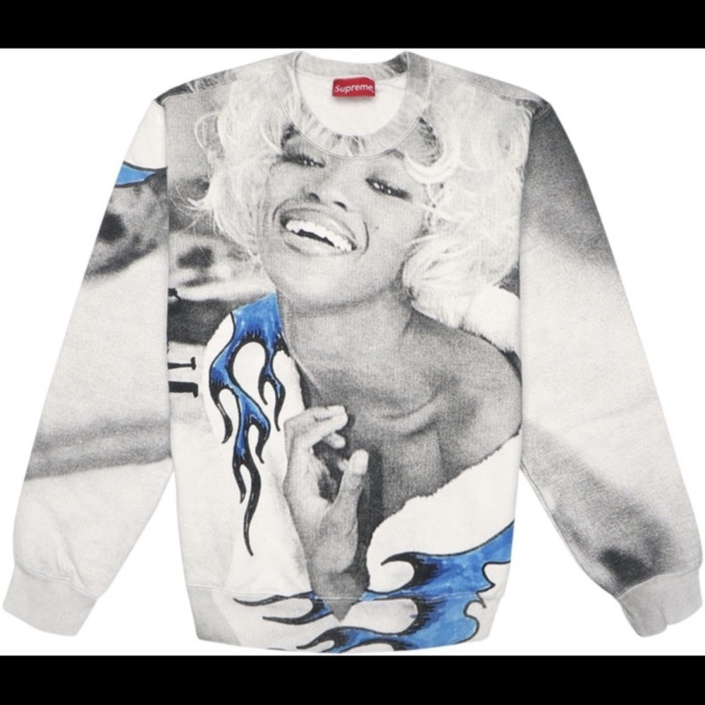 NWOT SUPREME Naomi crew neck WITH Stock X tag attached!